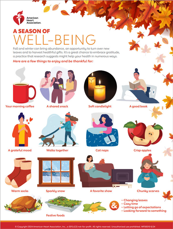 A Season of Well-Being Infographic