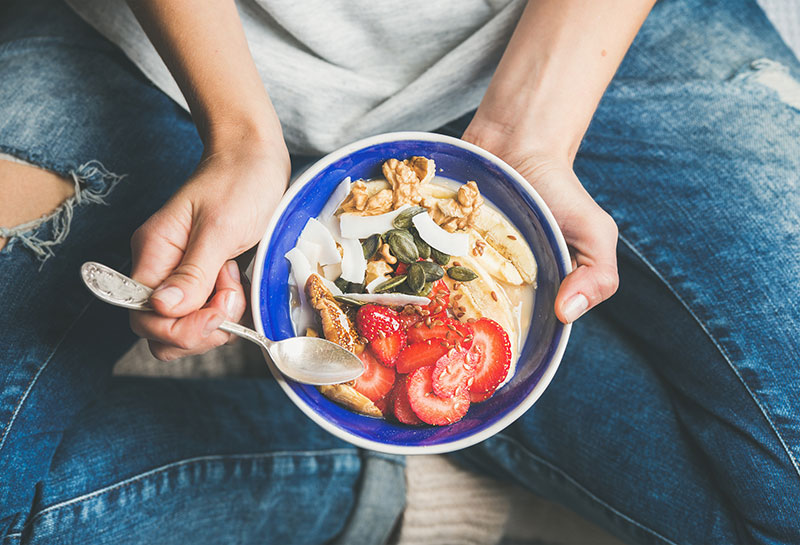 Cocina deliciosa para una persona