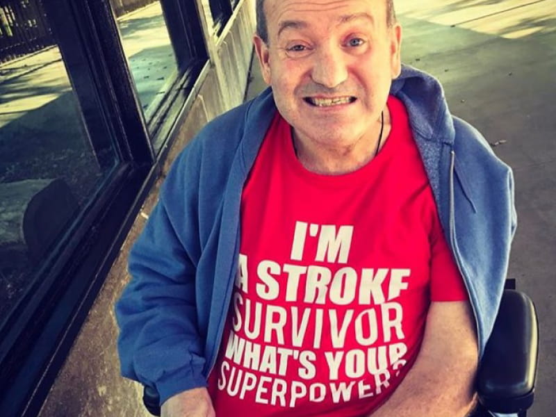 Stroke survivor Rich Lennington