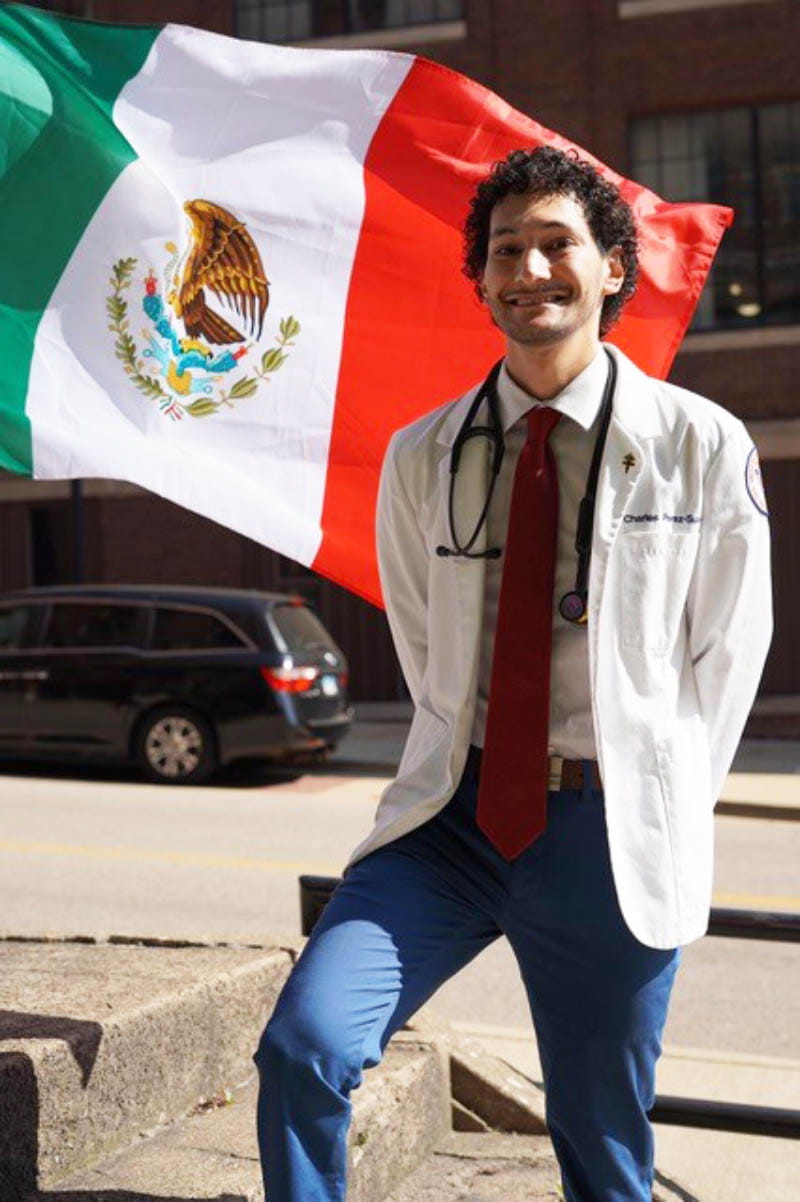 Charlie Pérez-Suárez, whose family is from Mexico, is a student at the University of Illinois College of Medicine Peoria. (Photo courtesy of Charlie Pérez-Suárez)