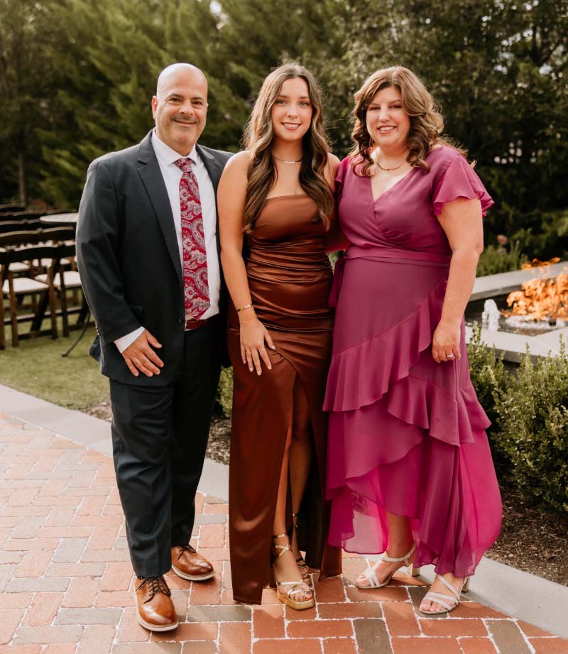 The Garcia family, from left: Julian, Abby and Tara. (Photo courtesy of Tara Garcia)