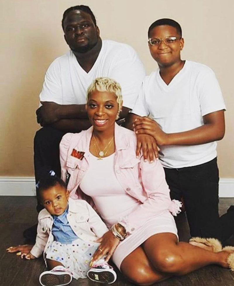 Bella Wilborne with her parents, Latisha and Derek and her brother, Ronald in 2019. (Photo courtesy of Latisha Wilborne)