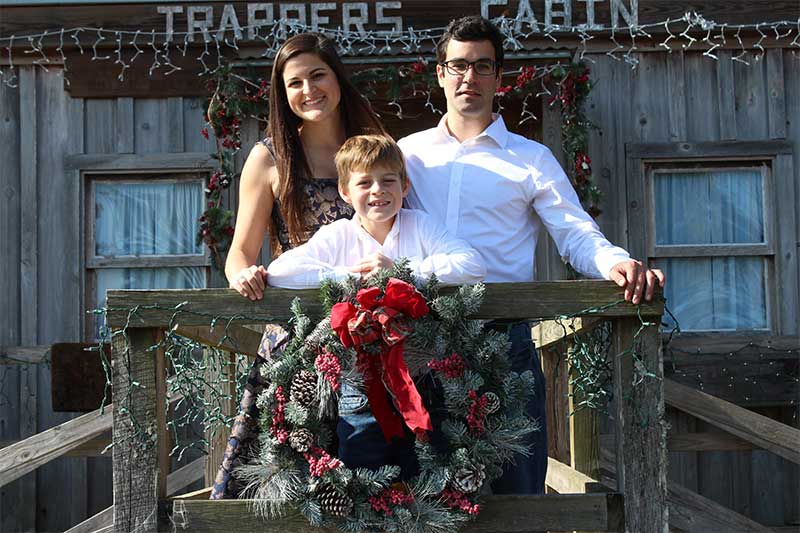 Amanda Villemarette and her husband, Leigh Villemarette, and son, Noah McDonald. (Photo courtesy of Liz Tinney)