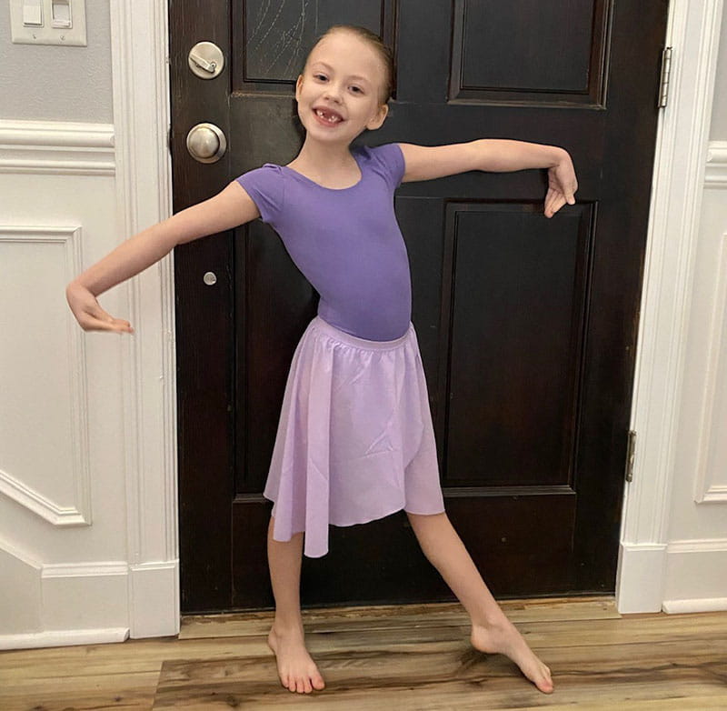 Sophia Schlipp does ballet and loves to sing and dance. (Photo courtesy of the Schlipp family)