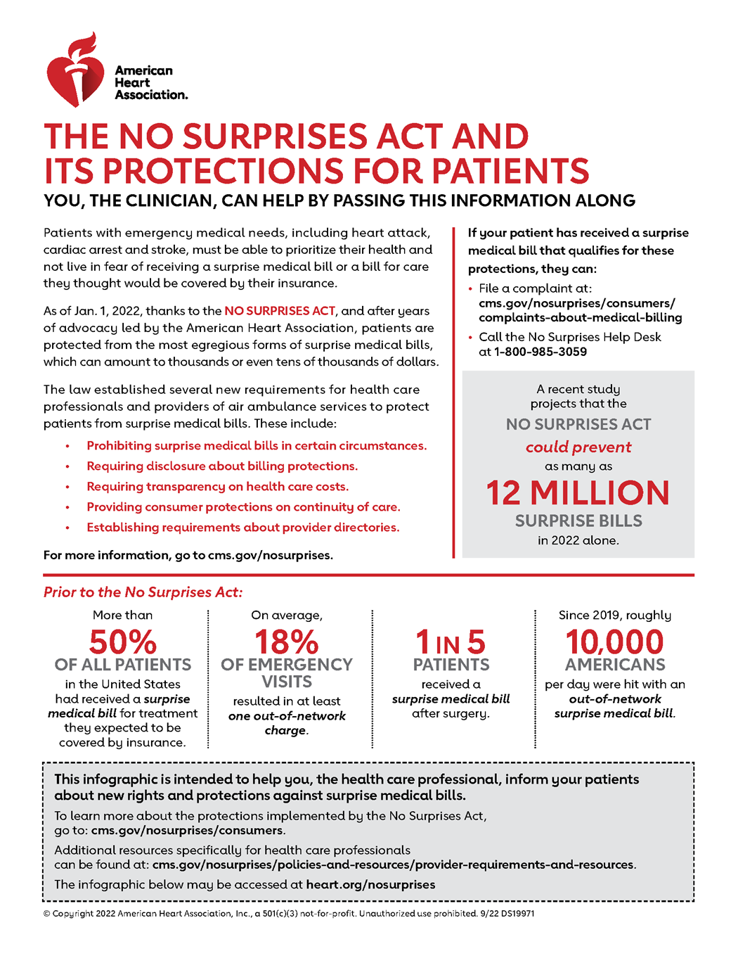 The No Surprises Act and its Protection for Patients