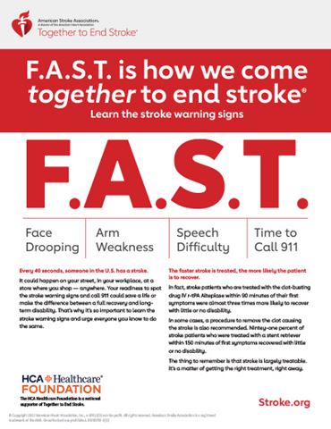 F.A.S.T. info sheet